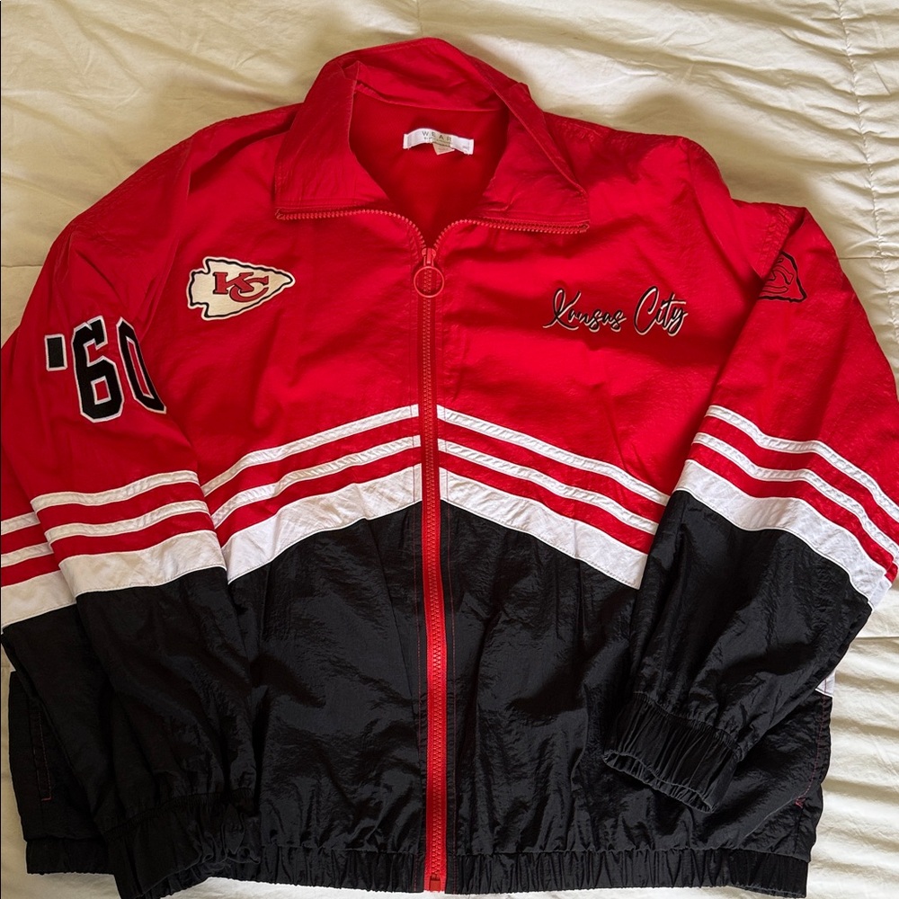 Red and Black Kansas City Chiefs Jacket
